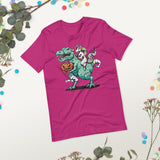 Zombie Unicorn Riding a TRex