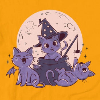 Playful Halloween Cats