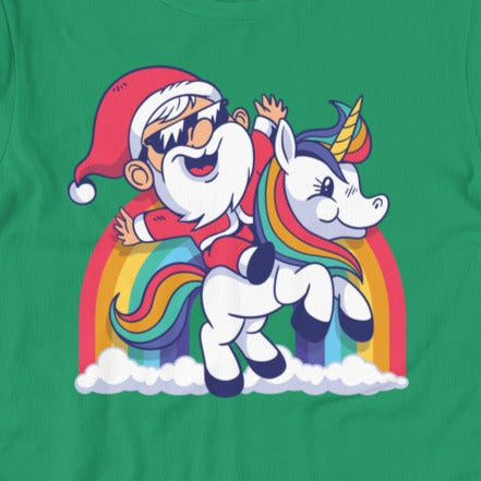 Santa on a Unicorn