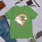 Playful Unicorn Rainbow Kitty