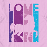 Purple, Pink and Blue Unicorn Love