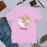 Playful Unicorn Rainbow Kitty