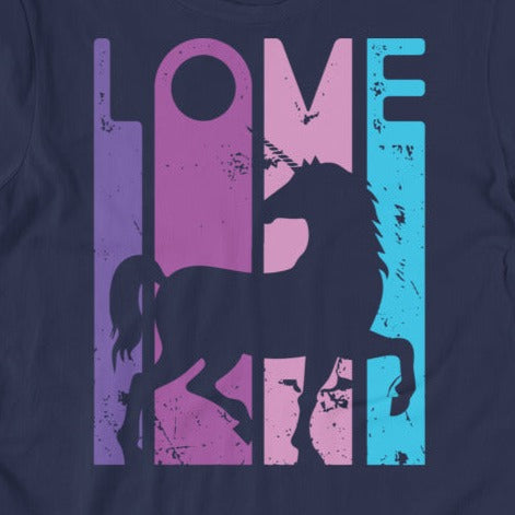 Purple, Pink and Blue Unicorn Love