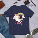 Playful Unicorn Rainbow Kitty