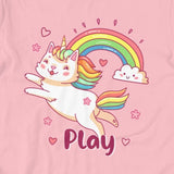 Playful Unicorn Rainbow Kitty