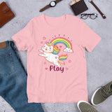 Playful Unicorn Rainbow Kitty