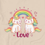 Rainbow Unicorn Love Cats