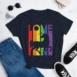 Women's Rainbow Unicorn Love